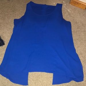 Blue tank top